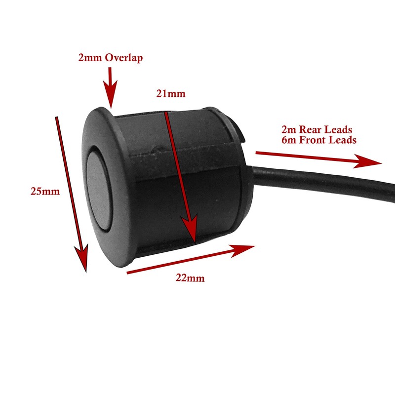 Dolphin DPS450F Front Parking Sensors In 32 Colours 4 Ultrasonic