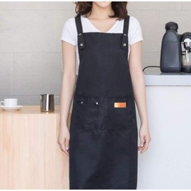 Carrotez H Style Adjustable Apron with 2 Pockets Waterproof Apron for Men Women Chef Waiter Artist Grill Kitchen Restaurant Bar Shop Adjustable Large Comfortable (Black), Balm