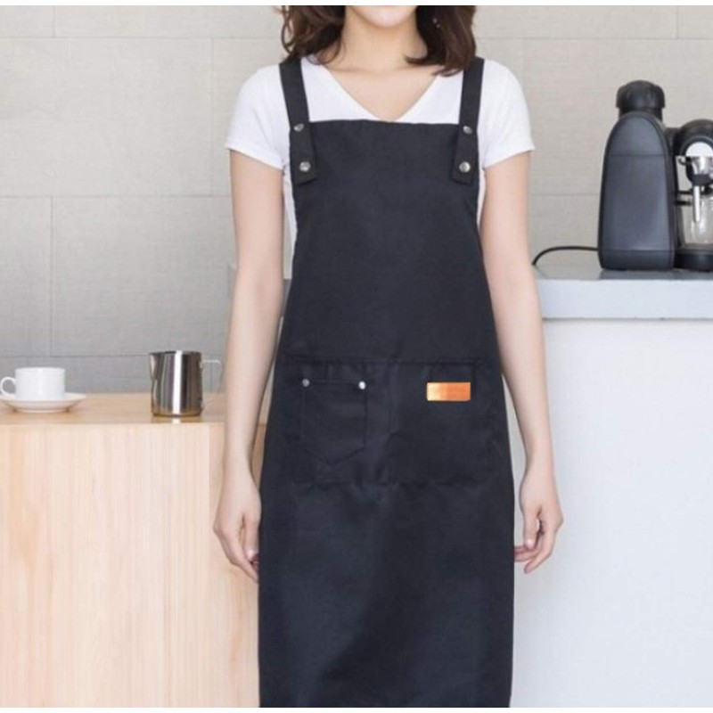 Carrotez H Style Adjustable Apron with 2 Pockets Waterproof Apron