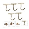 VILLFUL 5pcs Ceiling Hooks Heavy Duty Iron Top Mounted Hooks