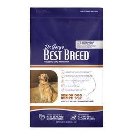 Best Breed Dr. Gary's Senior Dog Diet (Reduced Calorie) Made in USA [Natural Dry Dog Food] - 28lbs., Dark Brown, Medium