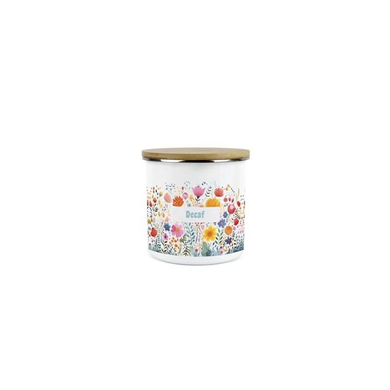 Purely Home Floral Meadow Decaf Storage Canister - Bright Floral