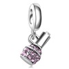 J&M Dangle Nail Polish Charm for Bracelets … (Pink)