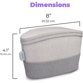 HoMedics UV Clean Sanitizer Bag Portable UV Light Sanitizer Grey