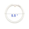 (2 Pack) 5.5 inch OD, 4 Pins Inside, T4 12W