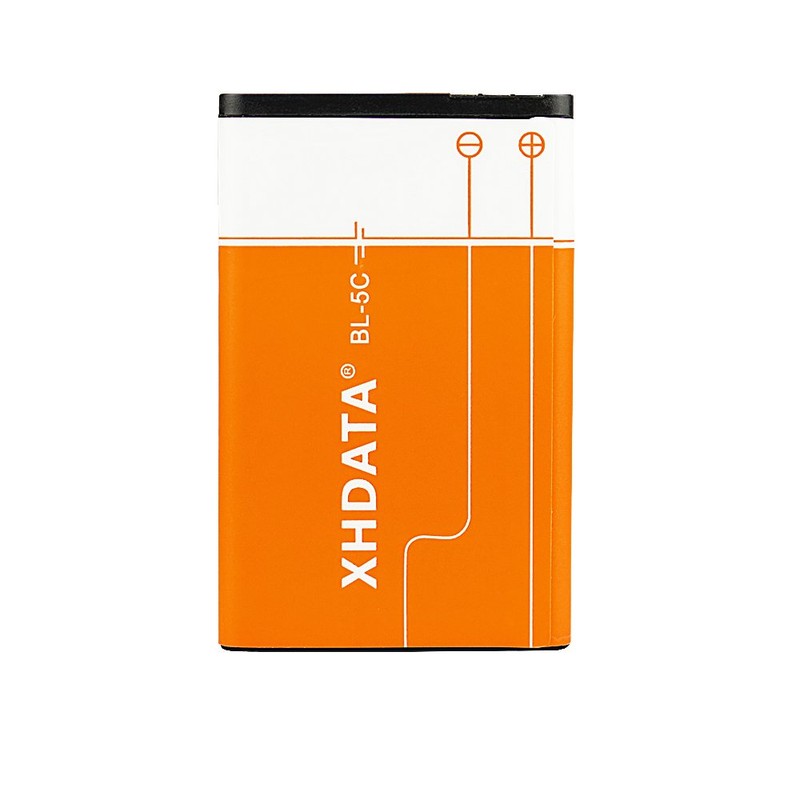 XHDATA BL-5C Battery 3.7V 1500mAh Rechargeable Battery Large Capacity for