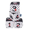 4pcs Baby Cloth Blocks Toy Letters Animals Learning Black White