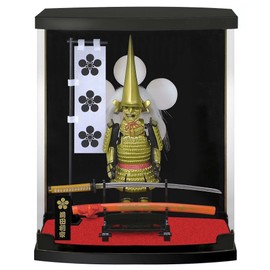 Serie de figura de samurái de Japón 21 cm (altura) x 17.52 cm (ancho) x 9.14 (profundo) con espada real (Katana), adecuado para su uso en la oficina de estudio, sala de estar, adecuada para amantes como Ninjas y Bushido.