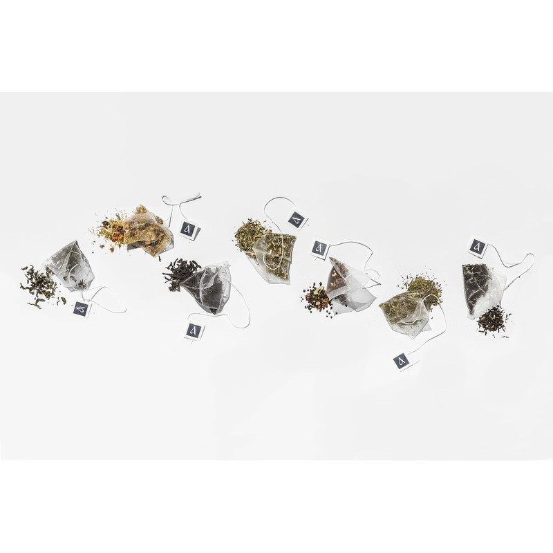 Arbata Lemon Mint Tea, 24 Pyramid Tea Bags Caffeinated Tea,