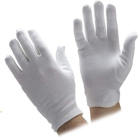 Play-tec Bisou Dermatological White Cotton Gloves
