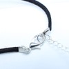 TseenYi Punk Necklace Mix Style Velvet Belt and Alloy Chain
