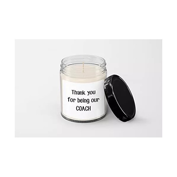 SpreadPassion Thank You for Being Our Coach Candle - Soy