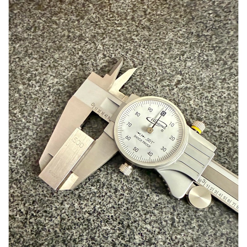 iGAGING Premium Movement Dial Caliper 0-6"/0.001" Supreme Precision Maximum Shock