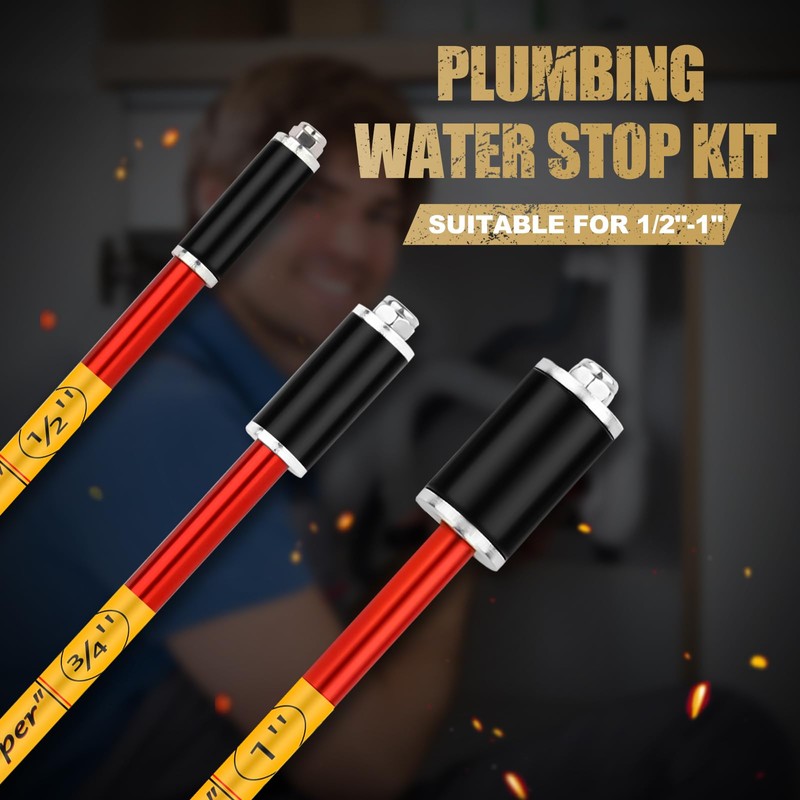 2062 Plumbing Plug Tool Kit, Pipe Water Stopper for for