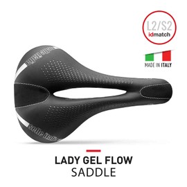 Selle Italia, Lady Gel Flow, S, MTB and Road Bike Saddle, 262 x 135mm, Women, 300g