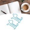 100pcs Dog Shaped Paper Clips Slip Resistance Exquisite Cute Paper