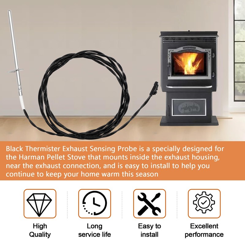 Hiorucet 3-20-00744 Black ESP Thermistor Probe & 3-20-00906 Sensor Thermostat