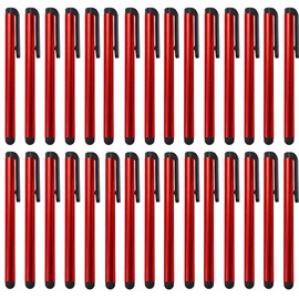 Premium [30Pack] Stylus Compatible with Plantronics Voyager 8200 UC Black P/N 208769-01 Custom Digital Slim Touch Pen for Your Capacitive Touch Screen! (RED)