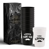 PartyGifts&beyond Bachelor Party Cups 13PCS Team Groomsman Plastic Cups Best