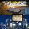 Tecnolite Lampara Solar, 120 LED Lampara Solar para Exterior IP54