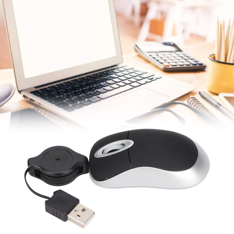 Yoidesu Mini Mouse, Mouse Portátil Ratón de Computadora con Cable