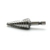 TEMO M35 Cobalt Spiral Flute Type Step Drill, 9 Size