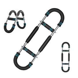 2025 Adjustable Spring Resistance Twister Arm Trainer with Spring Resistance - Portable Forearm Chest Triceps Trainer for Home Gym (3-Stage Resistance Detachable Design) (Tranquility Blue, 20-60 lb)