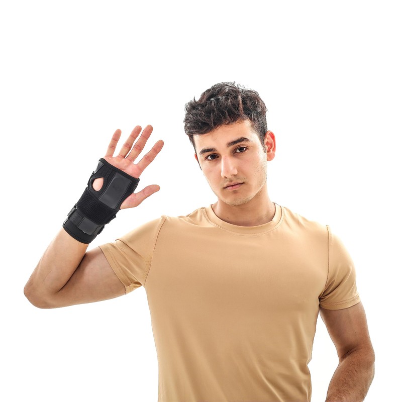 Carpal Tunnel Wrist Brace Adjustable (Both Hands) Semi-Rigid Wrist Support