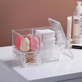 KiMING 케이스 먼지 면봉 멀티 방지 투명 화장솜 키밍 Case Dusting Swab Multi Prevention Transparent Makeup Cotton Swab Kimming