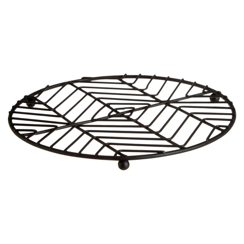 Premier Housewares Trivet, Iron, Black