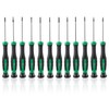 SK 12 Piece Mini Screwdriver Set Including Slotted/Phillips/Star Screwdrivers, Magnetic