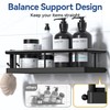 YASONIC Shower Caddy Adhesive, No Drill Bathroom Shower Organizers, with