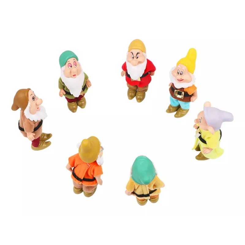 SJTR Enanos Blancanieves Set 7 Figuras 15 Cm Con Ropa