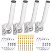 Universal Wireless Bridge Mount, 4pcs 11" J Pole & Wall-Mounted