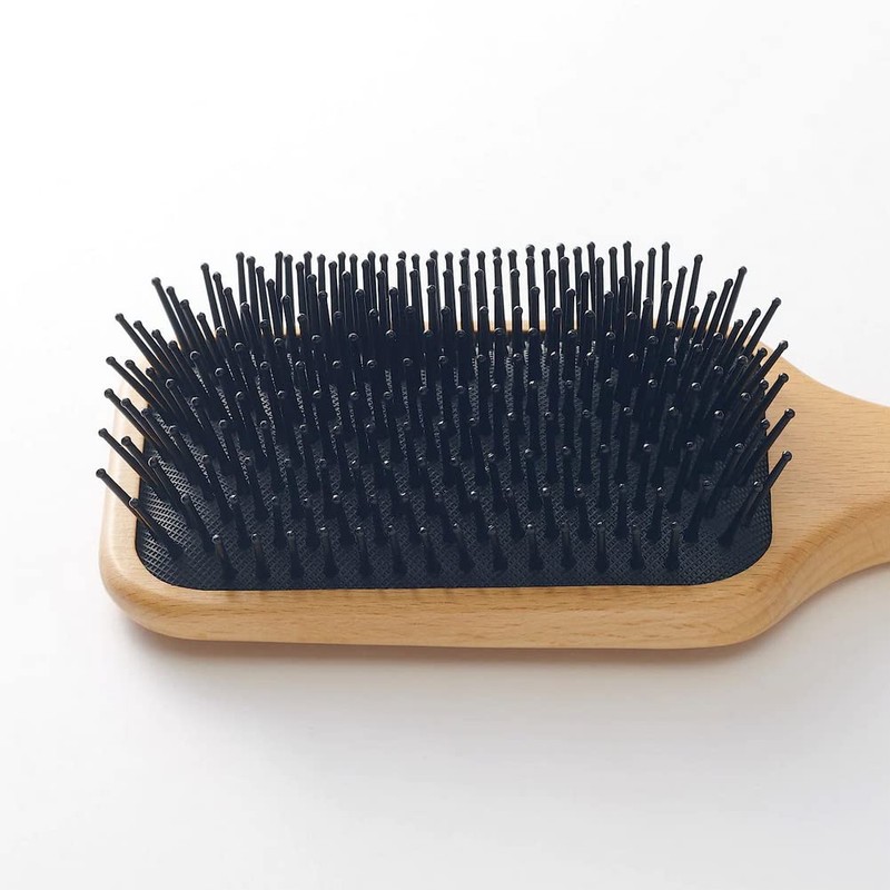 MUJI 82575149 Beech Wood Scalp Care Brush, Total Length 9.3