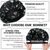 WLLHYF Silk Bonnet for Men, Satin Bonnet Single Layer Elastic