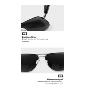 Intelligente Brille Wireless Bluetooth 5.3 mit Kopfhörer Freisprecheinrichtung Musik Fotografie C PC + CTA+TR90+Nylon 1 Set, gold, 145