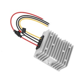 DC-DC Golf Cart 24V 36V 48V to 12V 30A 20A 10A 360W 240W 120W Step Down Converter Voltage Regulator Reducer Transformer with Fuse Waterproof (36V/48V to 12V 20A)