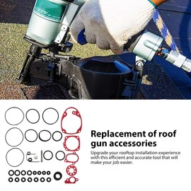 NV45AB2 Parts Coil Roofing Nailer O-Ring Kit 877-767 Gasket Kit for NV45AB2 NV45AB NV45AE FTNV45ABKIT Replacement Part