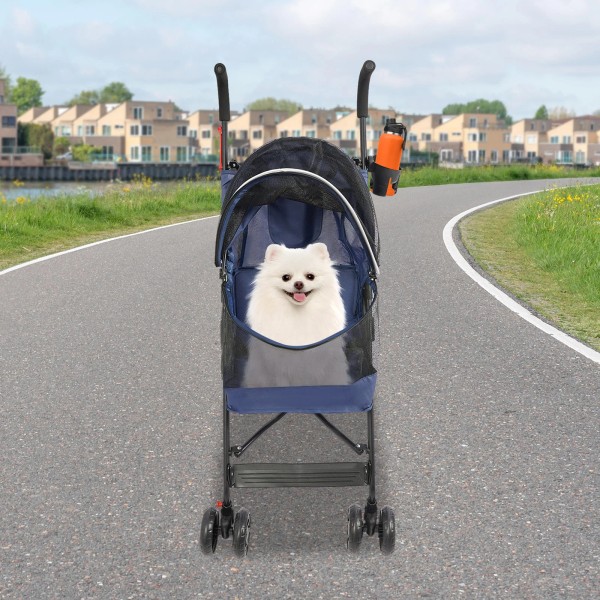 Unbranded Foldable Lightweight Durable Pet Stroller For Small To Medium
