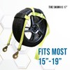Boxer Tow Dolly Basket Straps with Twisted Snap Hooks and