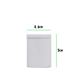 Omoidoido Remedy [Reduces Mold Formation] Diatomaceous Earth Urn, Natural Material Gentle on Bones, Moisturizing and Deodorizing, Reverts to Soil, White, 1.5 Inch