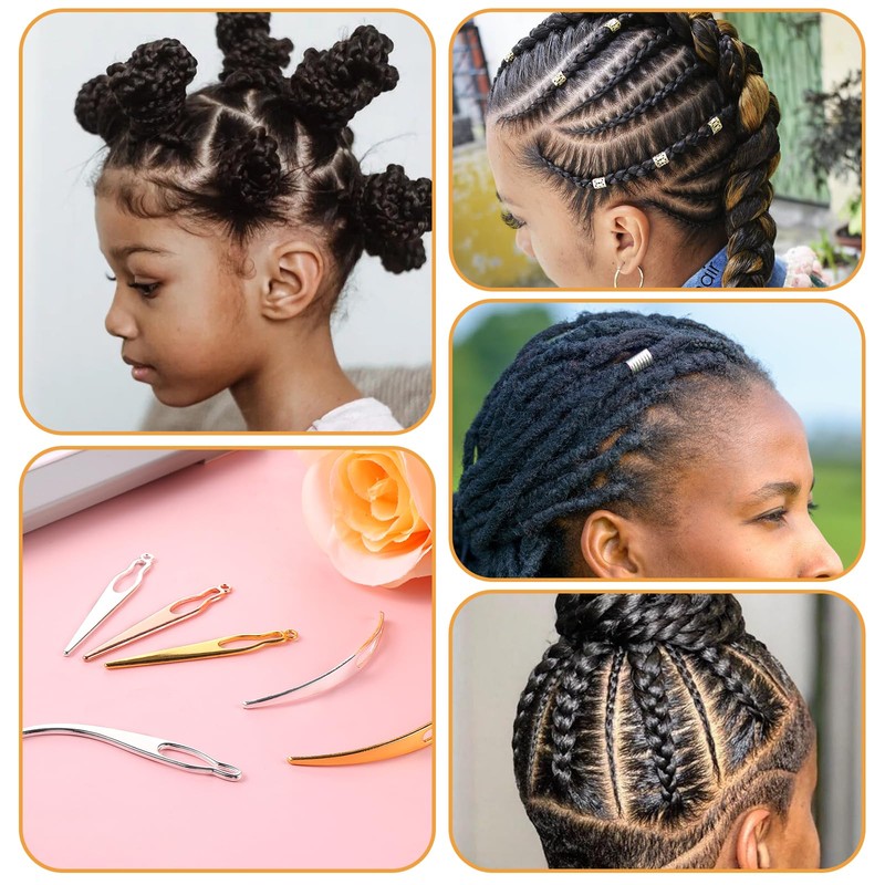 Bewudy 6 Pcs Interlocking Tool for Locs, Interlocking Dreadlock Tool,