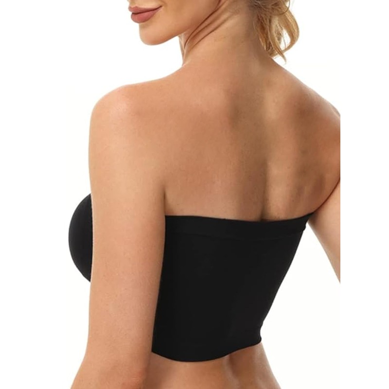 Avondii Women's Bra Set Bandeau Top Large Sizes Strapless Push