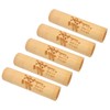 5Pcs Scattering Urns Carved Bamboo Leakproof Strong Portable Ash Scattering