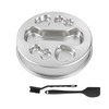 ZUFECY Slow Feeder Dog Bowls, Stainless Steel Slow Feed Bowl