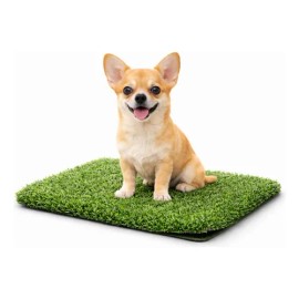 Repuesto Pasto Sintético Doggie Grass Mini Fancy Pets Antimicrobiano Lavable Reemplazo Para Tapete Entrenador Compatible Con Atrayentes Fácil...      