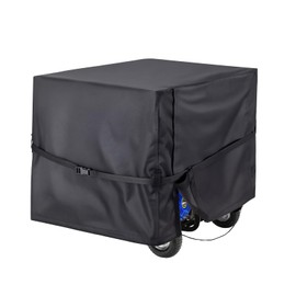 DVBB Shield Waterproof Universal Generator Cover 26 x 20 x 20 inch with Windproof Strap Buckles for Most Generators 3000-5000 Watt, Black