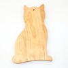 Cat Shaped Cutting Board Wooden Kitchen Chopping Board Cute Cheese