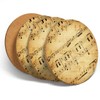 Destination Vinyl 4 Set - Musical Notes Sheet Music Coasters